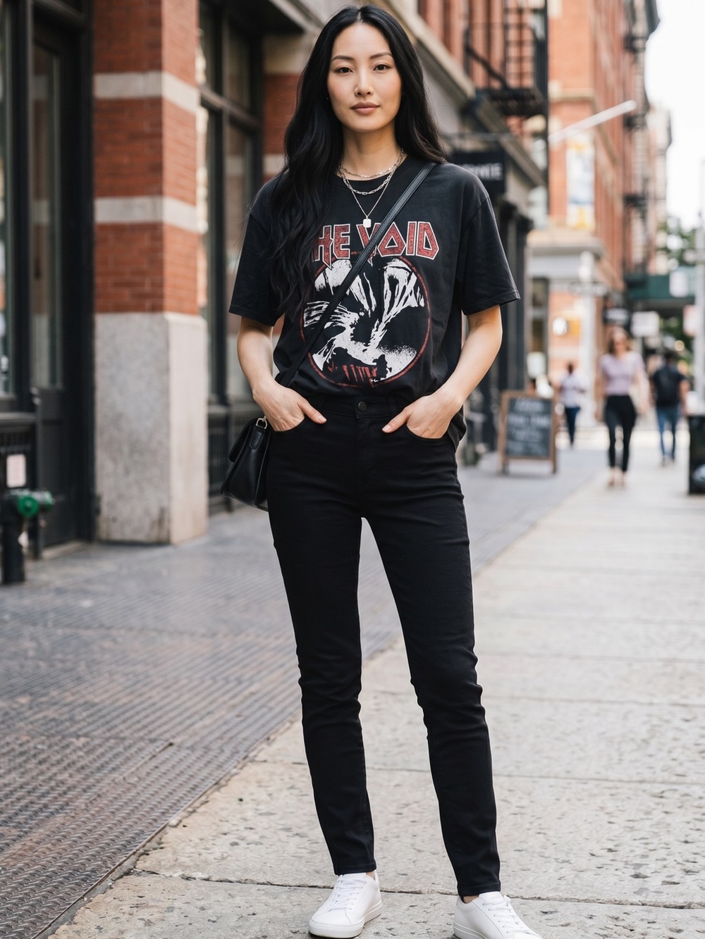 J Brand $198 Black Mid-Rise Super Skinny Jeans in Seriously Black — NWT